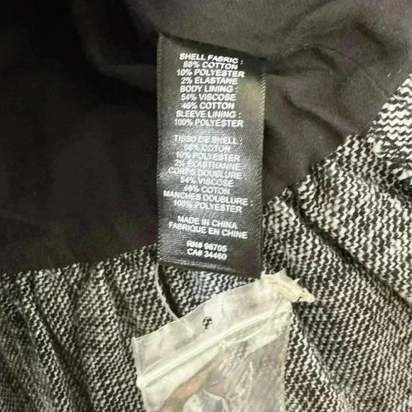 REBECCA TAYLOR Woman Blazer Size 2 Tweed cropped ruffle jacket Classic - Picture 4 of 5